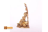 Brass Dakshinamurthy Sculpture- BS002 (15*11*9 in cm)