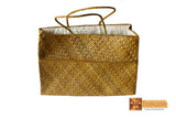 Daphne Woven Screwpine Leaf Shopper Bag