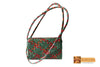 Irene Woven Natural Screwpine Leaf Girls Mobile Bag with Long Strap-Design 3-Organic and Eco friendly
