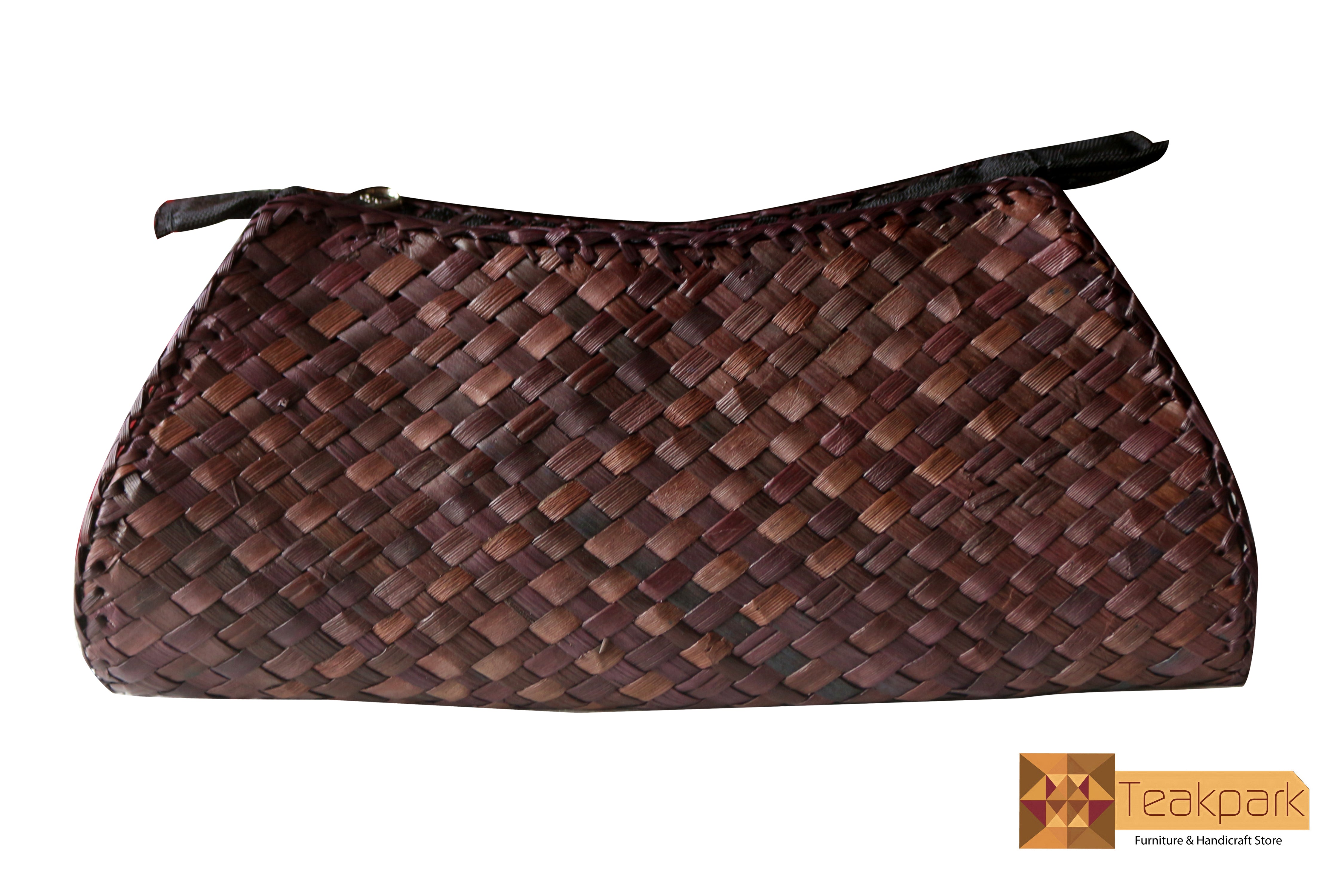 Buy VRUGRA Stylish 3 in 1 Ladies purse PU-LEATHER material with checks  design.Comes with Golden Chrome handle cover with leather, Front side  beautiful Design with Phumta, Shoulder belt inside (Brown) Online In