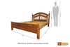 Kulu Solid Teak Wood Bed